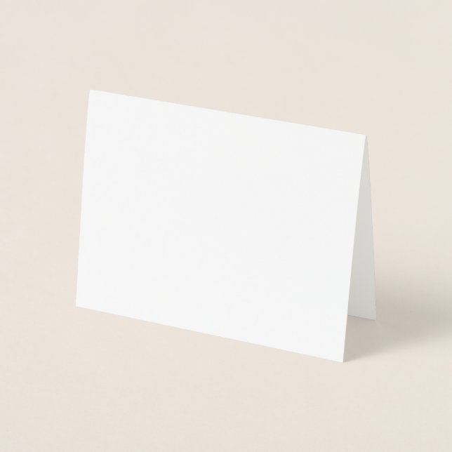 Carte Dorée pois peints à la main (Devant)