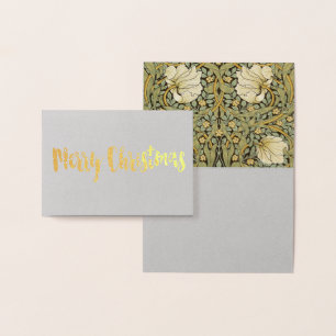 Carte Dorée Pré-raphate de William Morris Pimpernel Vintage