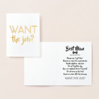 Proposition Drôle Groomsman - Vous Voulez Le Trava