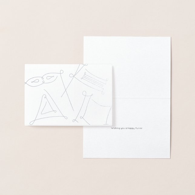 Carte Dorée Purim (homonymie) (Affichage)