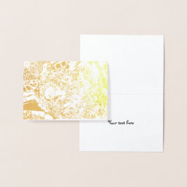 Carte Dorée Regarde D'Amour