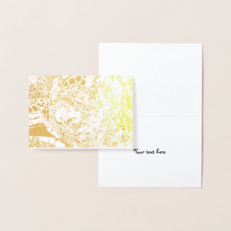 Carte Dorée Regarde D'Amour