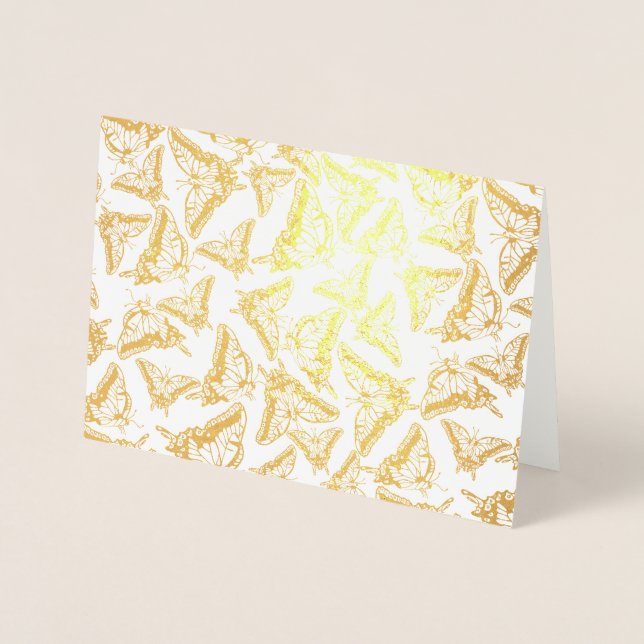 Carte Dorée Remarque sur les papillons (Devant)