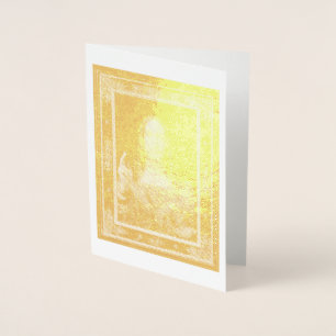 Carte Dorée Salvator Mundi par Leonardo da Vinci ~ 1500 