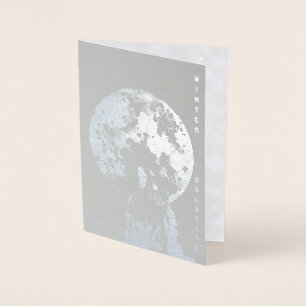 Carte Dorée Solstice d'hiver : Salutations de la nature