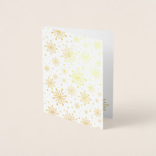 Carte Dorée Starburst rétro atomique mi-siècle Mood Rouge & Or