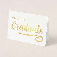 Un mot du diplômé Gold