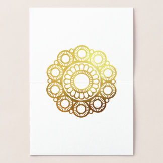 Carte Dorée Zeeuwse Knop - Gold Foilcard