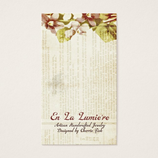Carte d'oreille En La Lumière Septembre 2012 (Devant)