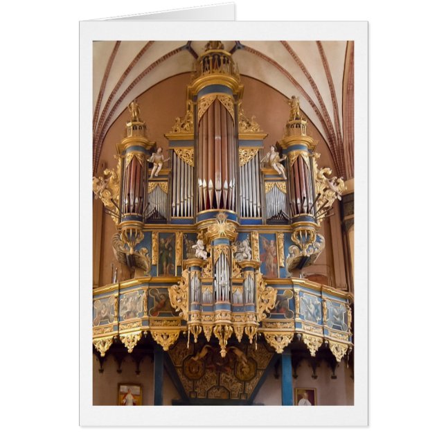 Carte d'organe de cathédrale de Frombork (Devant)