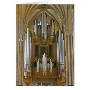 carte d'orgue de la cathédrale d'Erfurt