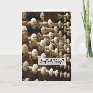 Carte d'orgue "Je n'arrêterai jamais de t'aimer"