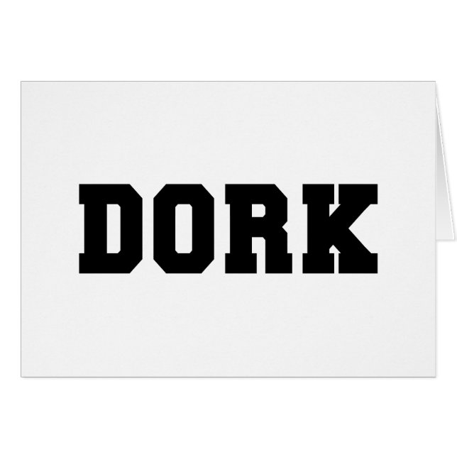 CARTE DORK (Devant horizontal)