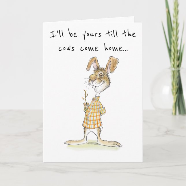 Carte Dorky Rabbit Love Card (Devant)