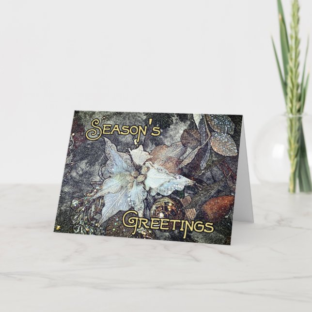 Carte d'ornement de Bonnes Fêtes (Devant)