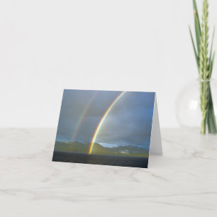 Carte Double arc-en-ciel