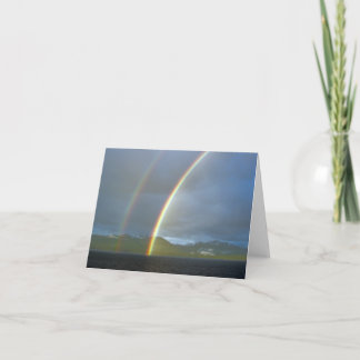 Carte Double arc-en-ciel