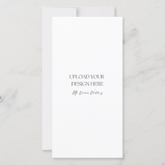 Carte double face semi-brillante de 4 x 8 pouces