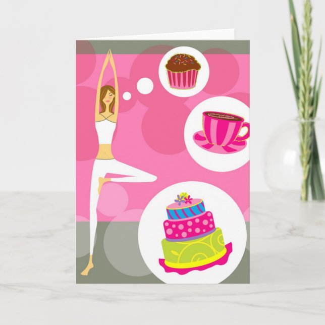 Carte douce de yoga (Devant)