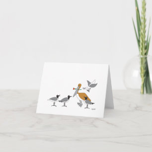 Carte Douce du Pélican & des Mouettes