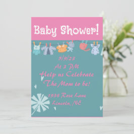Carte Douche Douche pour bébé doux