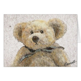 Carte d'ours en peluche Carroll