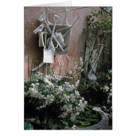 Carte d'outils de jardin