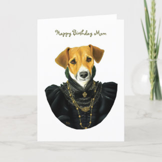 Carte DR037 Jack Russell Terrier, maman de joyeux