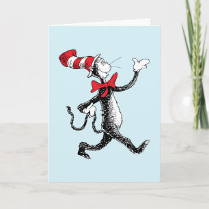 Carte Dr Seuss Chat dans la marche des chats Casquette