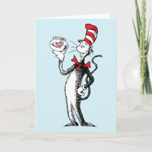 Carte Dr Seuss   Chat dans le Casquette & Krinklebine