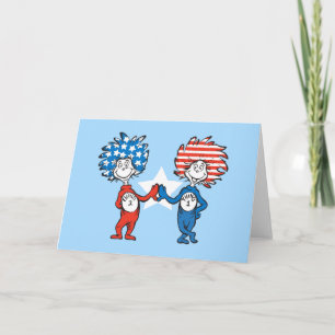 Carte Dr. Seuss Chose Un Chose Deux Graphique Patrioti