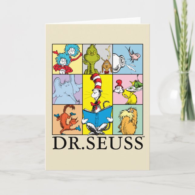 Carte Dr Seuss | Graphique Histoires (Devant)