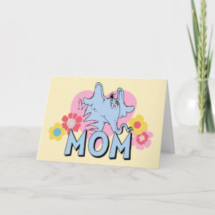 Carte Dr. Seuss Horton Éléphant Maman Fête des Mères Pho