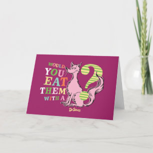 Carte Dr. Seuss Les mangeriez-vous avec un renard?