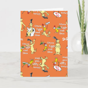Carte Dr. Seuss Les Œufs verts au jambon Motif de person