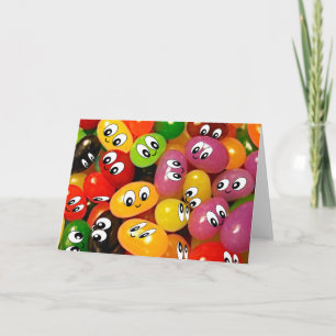 Carte Dragée à la gelée de sucre mignonne