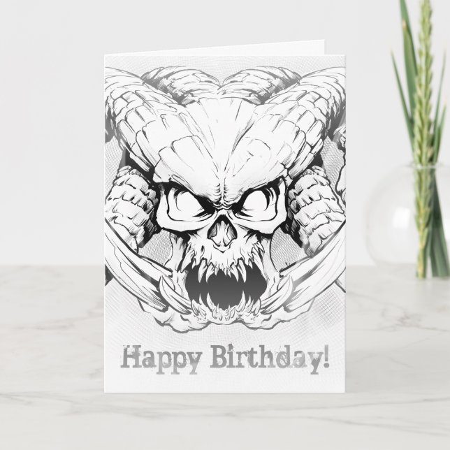 Carte Dragenoth Demon Crull Lord Anniversaire (Devant)