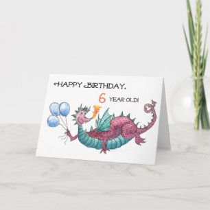 Carte Dragon 6e anniversaire