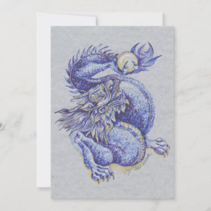 Carte Dragon bleu