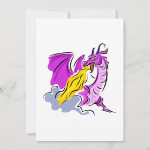 Carte Dragon de feu en colère