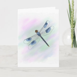 Carte Dragonfly avec poème