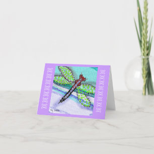 Carte Dragonfly Notecard