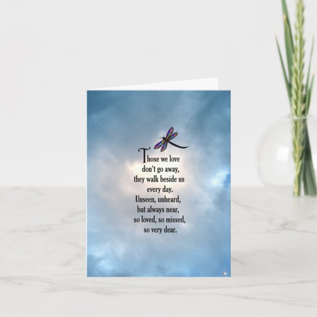 Carte Dragonfly "So Loved" (Devant)