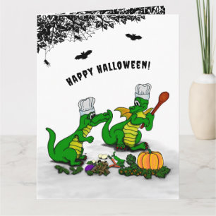 Carte Dragons - Joyeux Halloween ! Aujourd'hui je vais c
