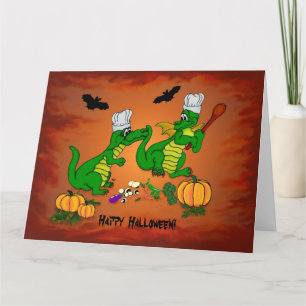 Carte Dragons - Joyeux Halloween ! Aujourd'hui je vais c