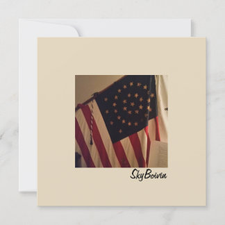 Carte drapeau américain