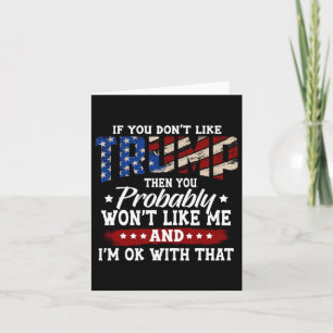Carte Drapeau américain 2024 4 juillet Trump 2024