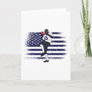 Carte Drapeau américain Fan Jersey Shirt USA