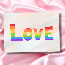 Drapeau arc-en-ciel de la fierté LGBT LGBT Love is