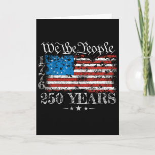 Carte Drapeau Betsy Ross 1776 Nous Le Peuple 250 Ans 250